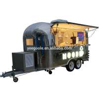 china made mobile catering trailer food van