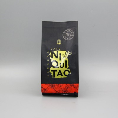 UV Printing Foil Coffee Bag 200g 250g Coffee Bean Packaging Bag Stand Up Pouch with Custom Logo