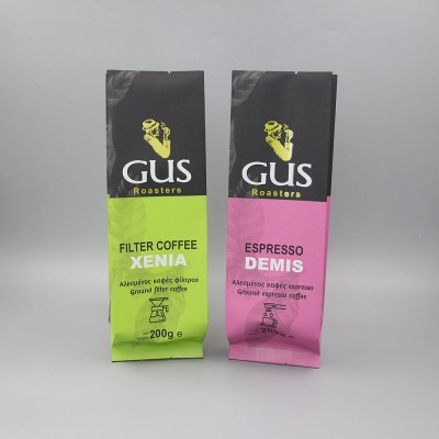 China factory  food grade specialty coffee packaging bag 250g with valve